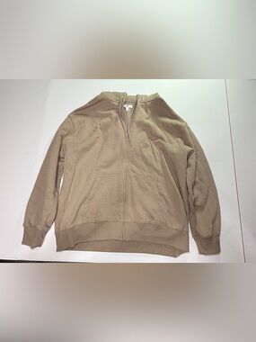 BP Beige Zip Up Hoodie Large NWOT Neutral Lounge Oversized